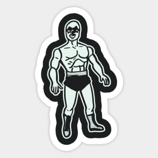 Luchador En Blanco Sticker